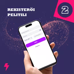 Luo pelitili rekisteröitymällä.