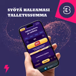 Syötä haluttu talletussumma.