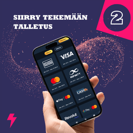 Siirry tekemään Visa casino talletus.
