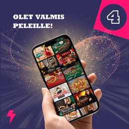 Olet valmis aloittamaan pelit.
